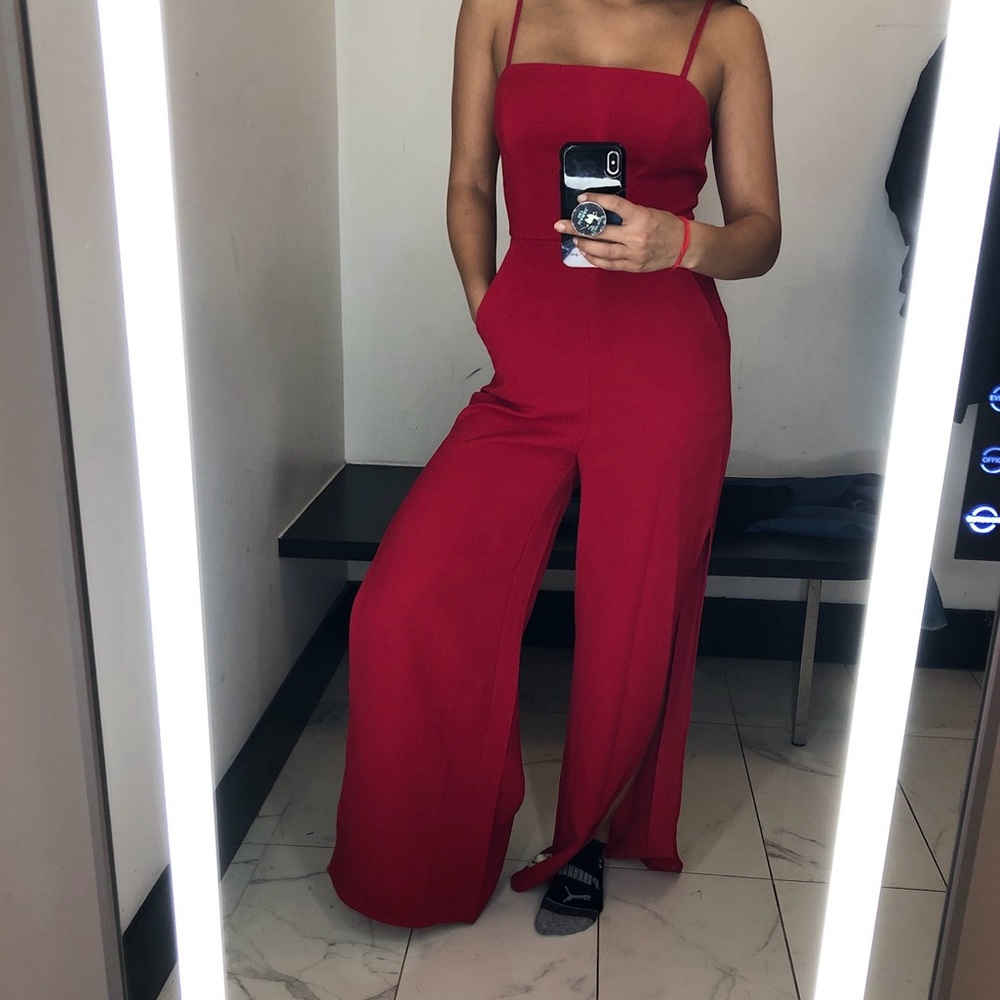 BCBG wide leg jumpsuit. Red. Size US 2.